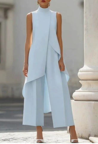Catalina - Tuta lunga dal drappeggio elegante