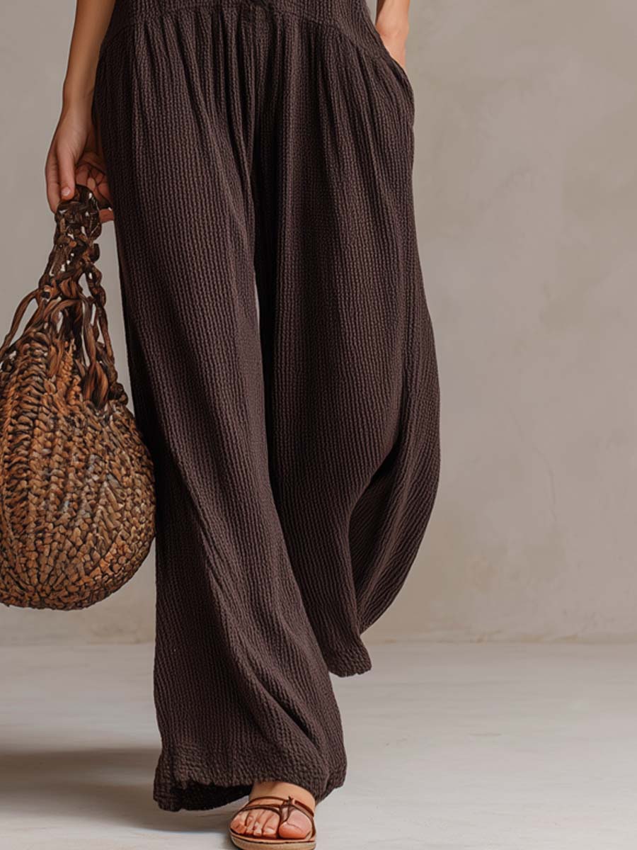Carlota | Mono de punto con cuello de volantes de estilo retro