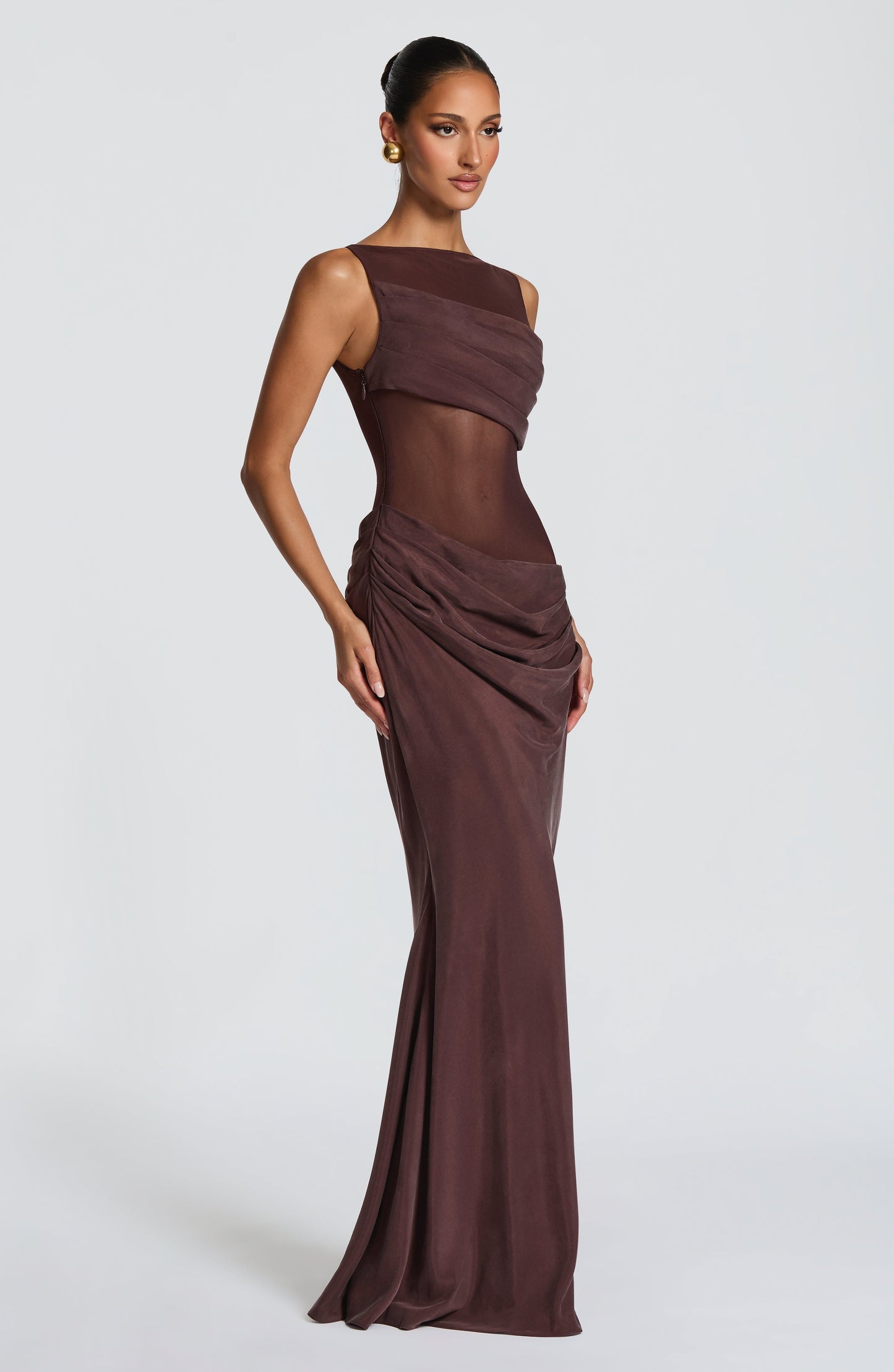 Nicole | Vestido Semitransparente
