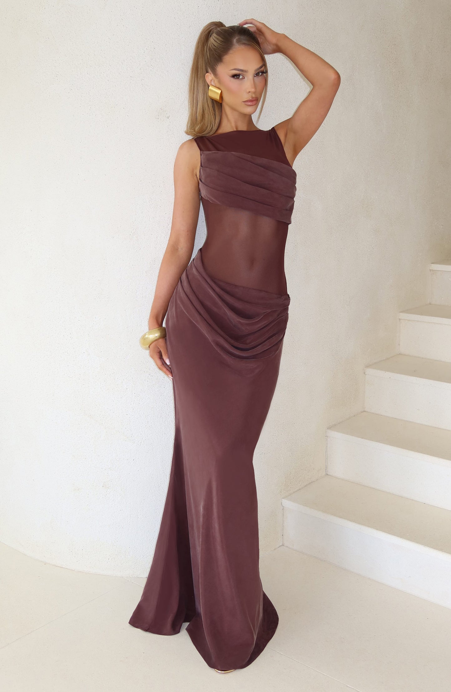Nicole | Vestido Semitransparente