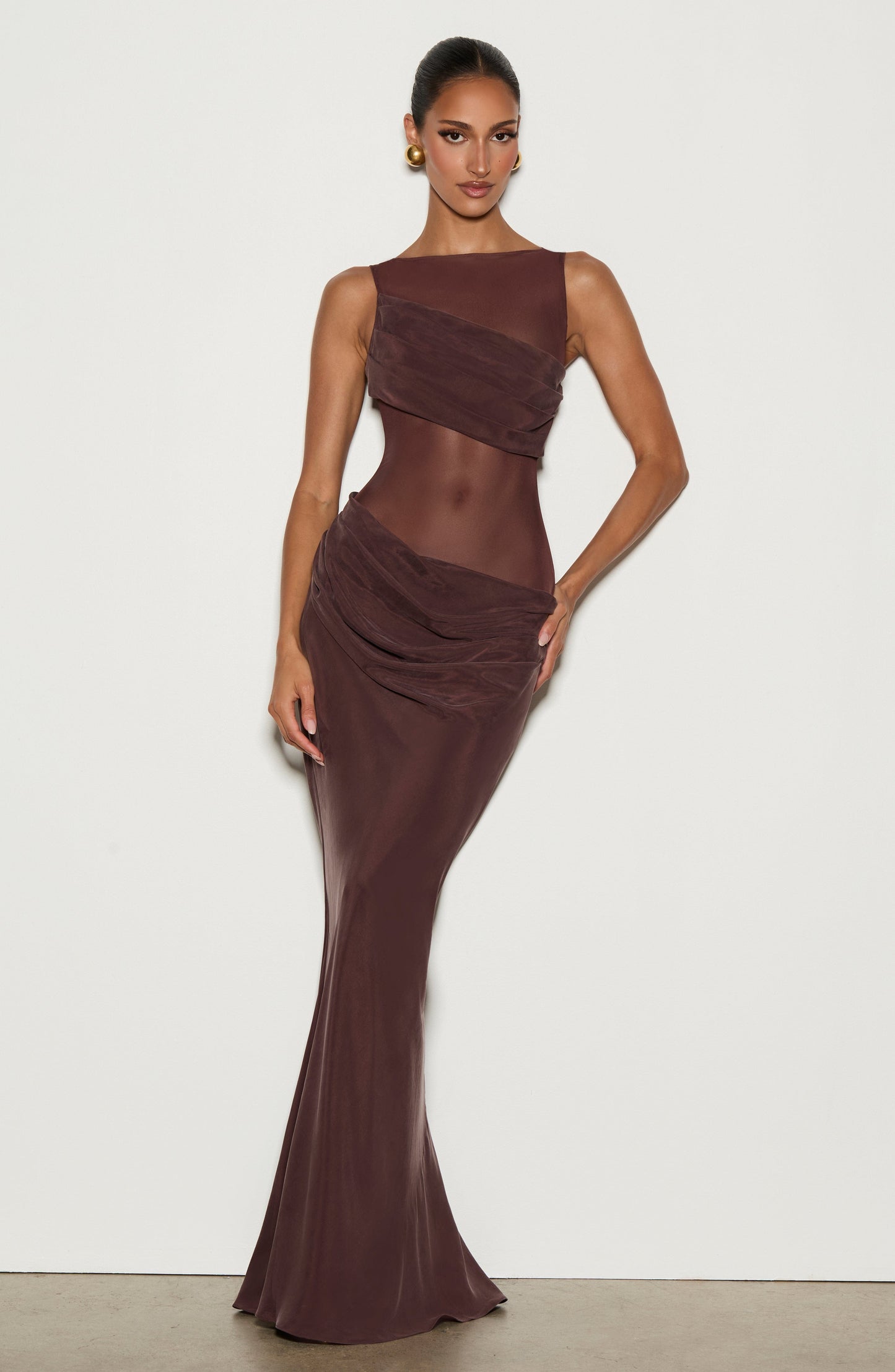 Nicole | Vestido Semitransparente