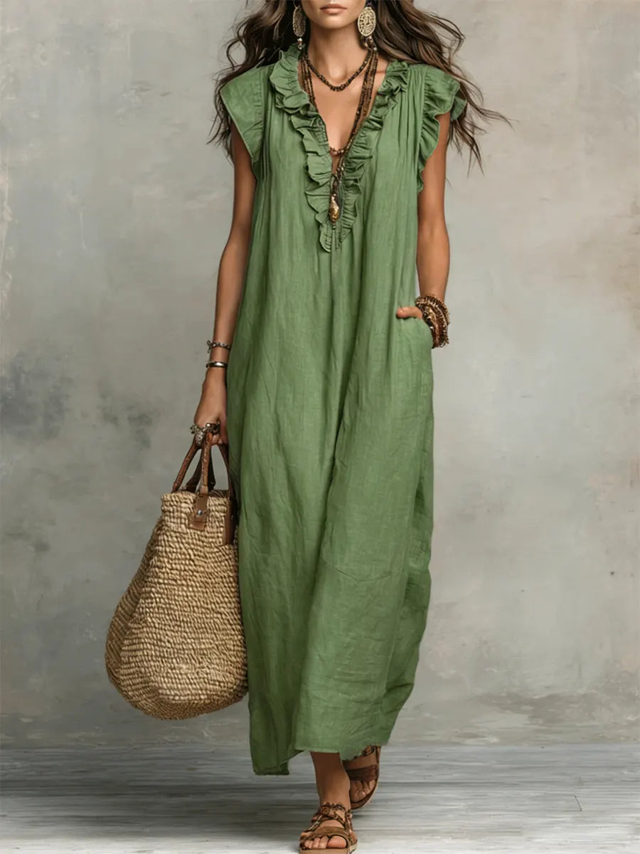 Raquel | Vestido Largo Bohemio