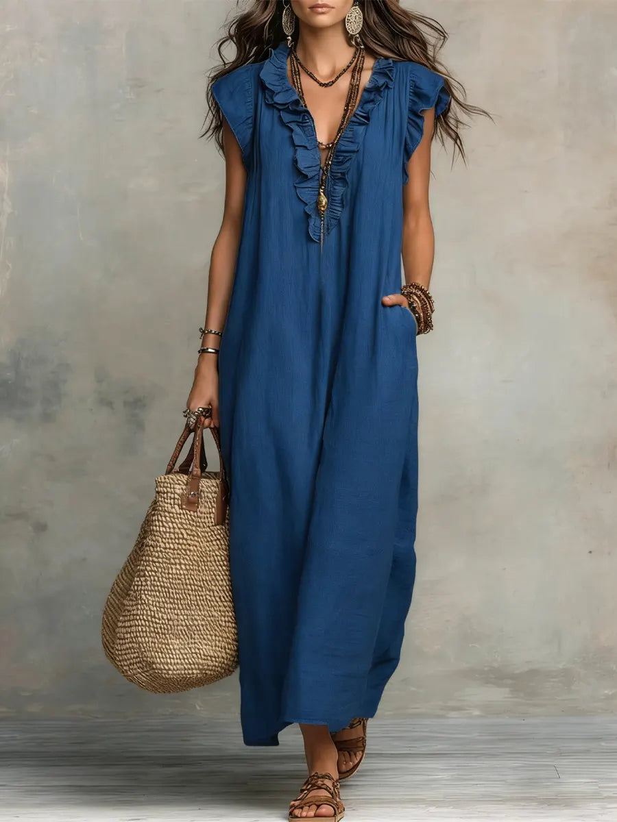 Raquel | Vestido Largo Bohemio