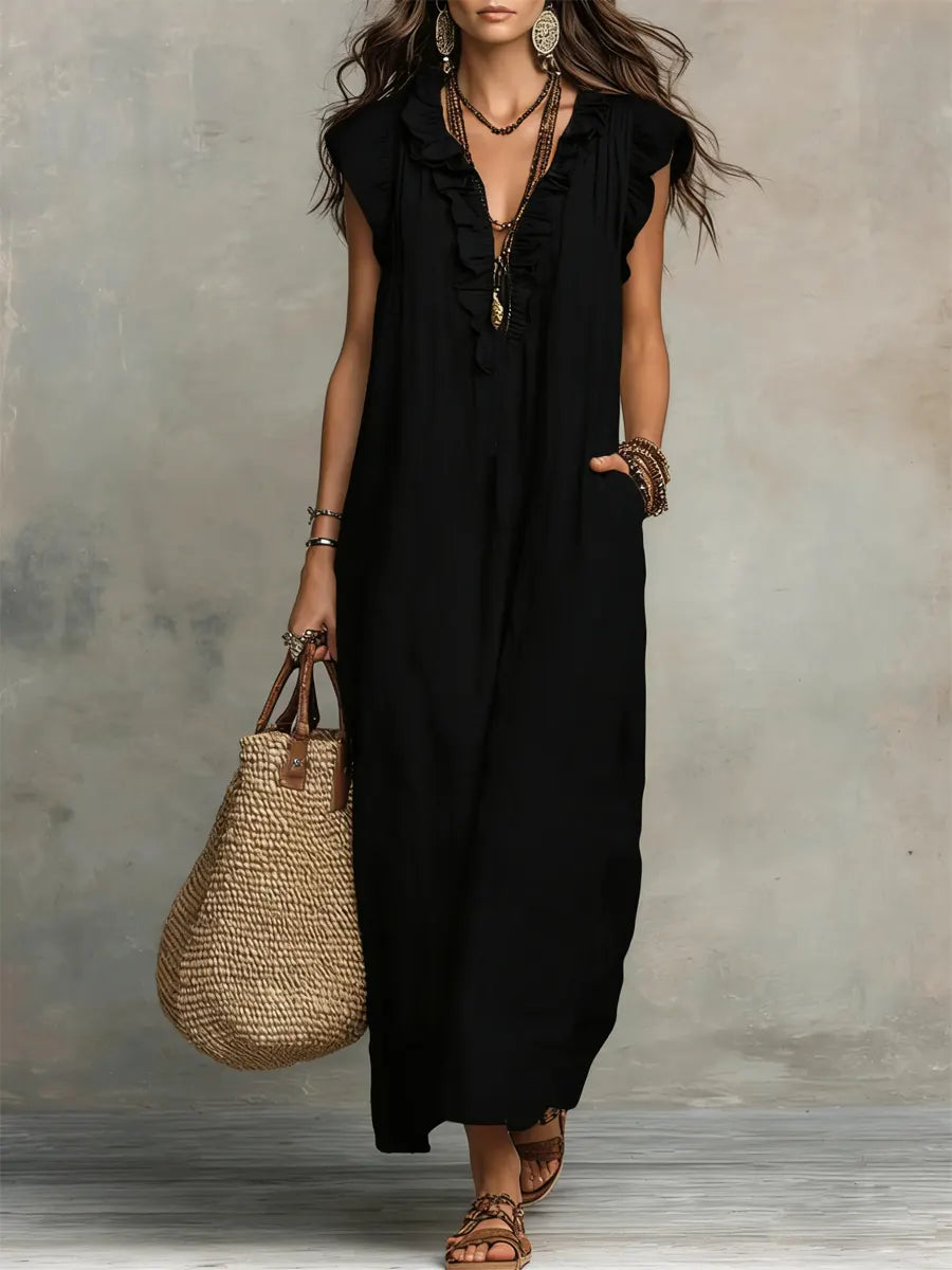 Raquel | Vestido Largo Bohemio