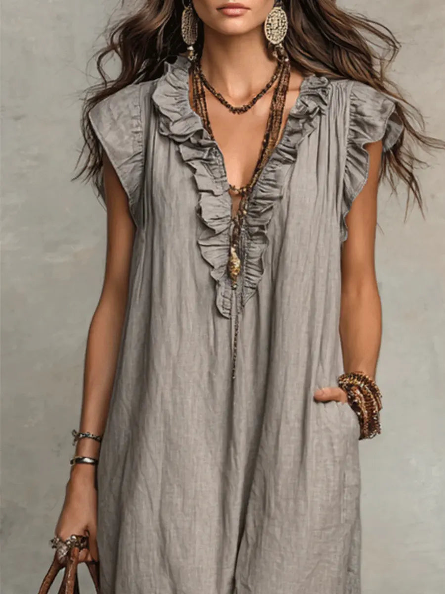 Raquel | Vestido Largo Bohemio
