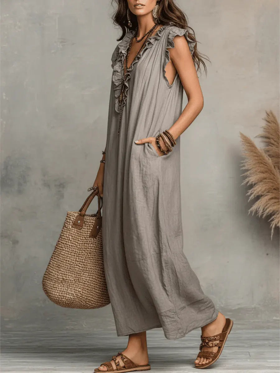 Raquel | Vestido Largo Bohemio