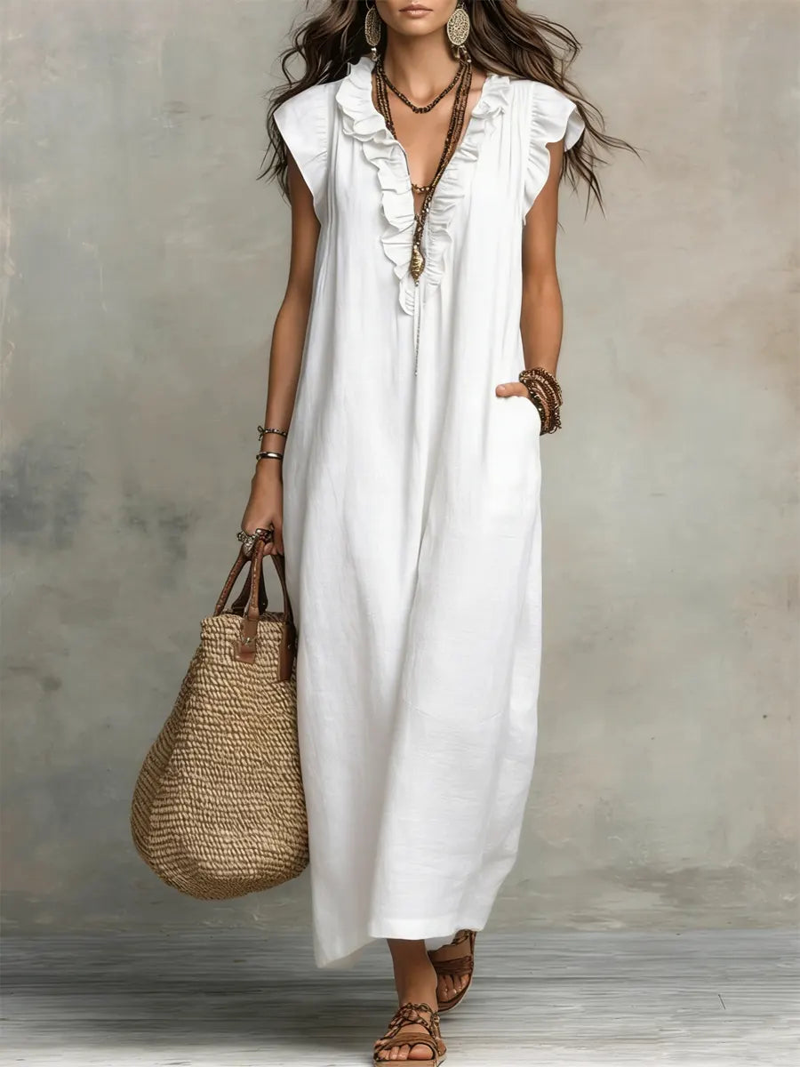 Raquel | Vestido Largo Bohemio
