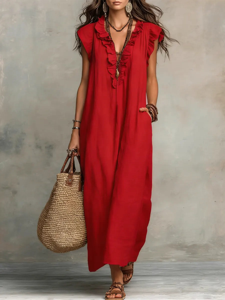 Raquel | Vestido Largo Bohemio